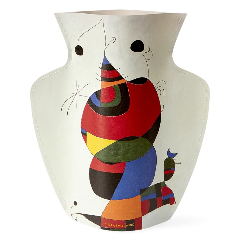 Couvre vase - octaevo - Miro ( femme, oiseau, étoile )