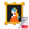 Kit mosaïques DIY en verre recyclé - kubbick - pixel art  fille+perle - mini