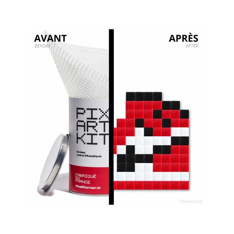 Kit mosaïques DIY en verre recyclé - kubbick - pixel art  sneaker(s) - mini