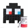 Kit mosaïques DIY en verre recyclé - kubbick - pixel art  Gloomies - Classic