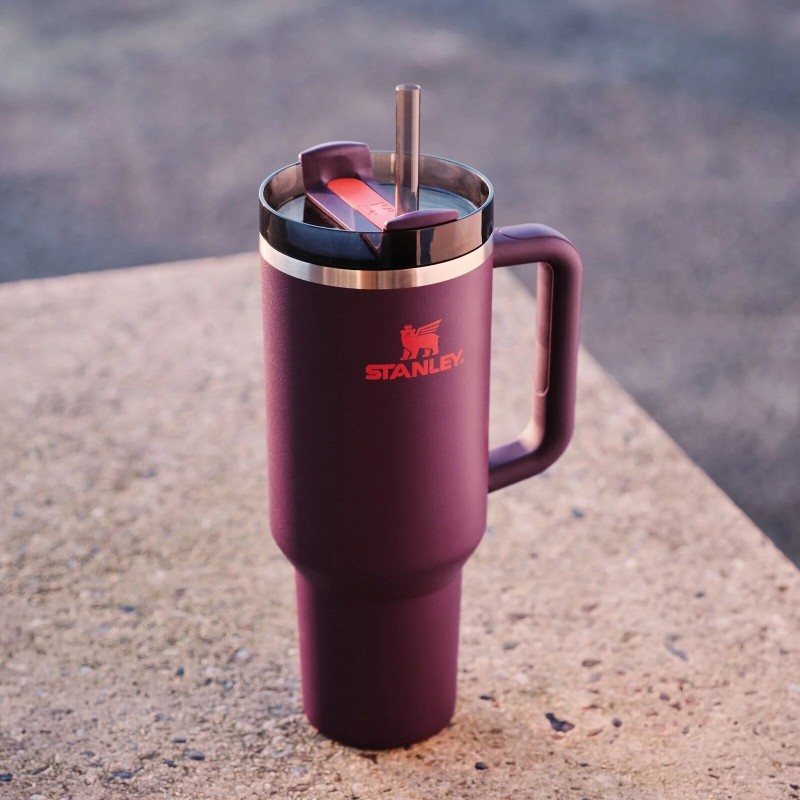 Thermos gobelet - Stanley - The quencher H2.O FlowState Tumbler 1,18 L - Plum