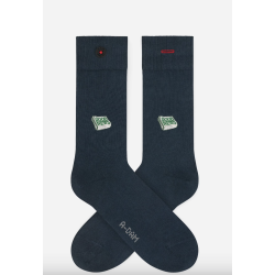 Chaussettes - a-dam - navy good news