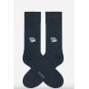 Chaussettes - a-dam - navy good news