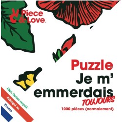 Puzzle 1000 pieces - piece & love - je m'emmerdais toujours