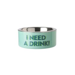 gamelle pour chien - gift company - small - I need a drink - mint