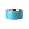 gamelle pour chien - gift company - medium - bon appetit - turquoise