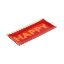 Vide poche - gift company - large - happy - rouge