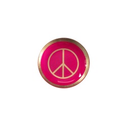 Vide poche - gift company - small - peace - rose fluo