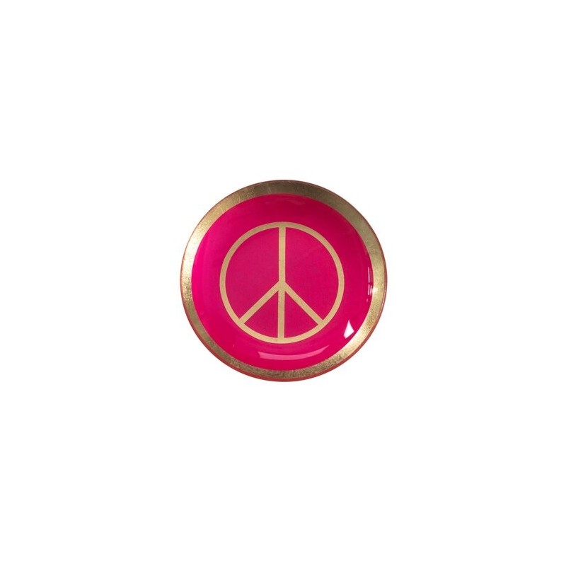 Vide poche - gift company - small - peace - rose fluo