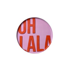 plateau rond - gift company - medium - oh lala - rose