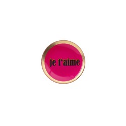 Vide poche - gift company - small - je t'aime - rose fluo