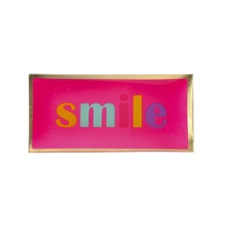 Vide poche - gift company - large - smile - rose fluo