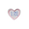 Vide poche coeur - gift company - ti amo - blanc