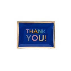 Vide poche - gift company - medium - thank you - bleu