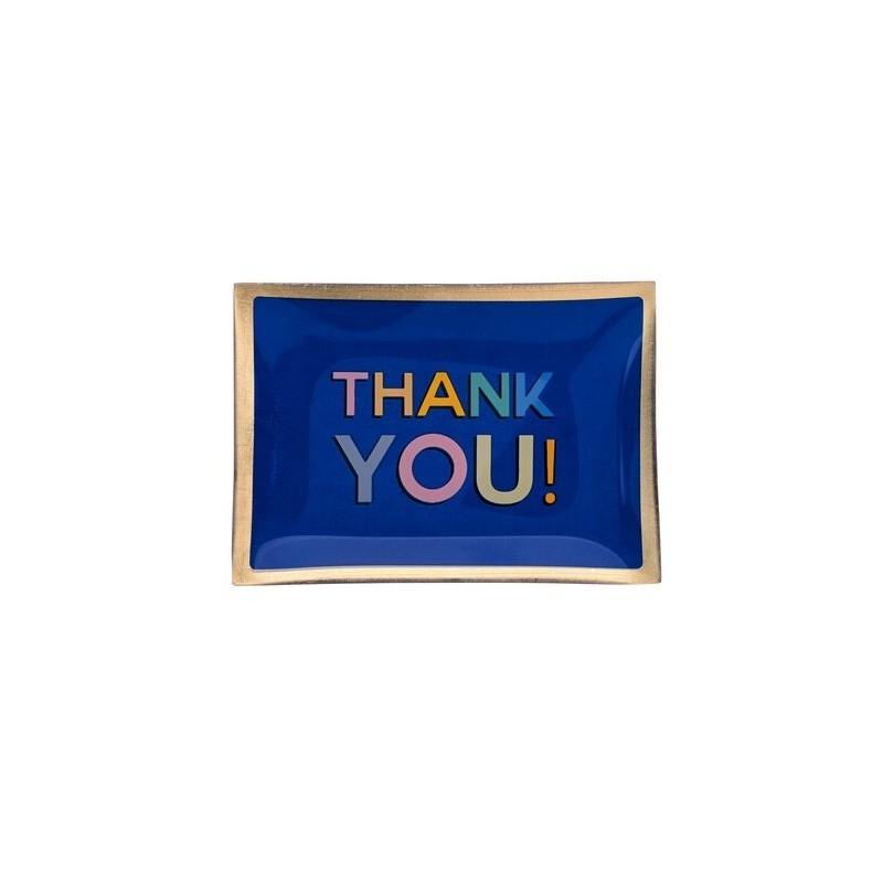 Vide poche - gift company - medium - thank you - bleu