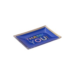 Vide poche - gift company - medium - thank you - bleu