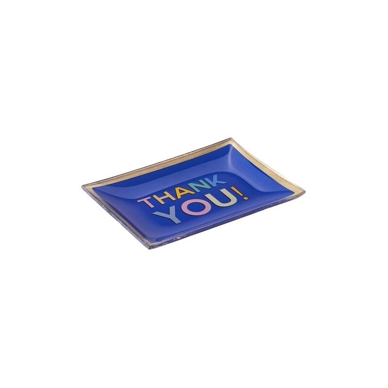 Vide poche - gift company - medium - thank you - bleu