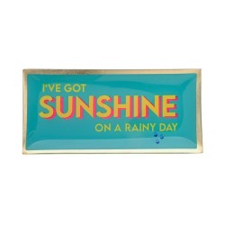 Vide poche - gift company - large - sunshine - turquoise