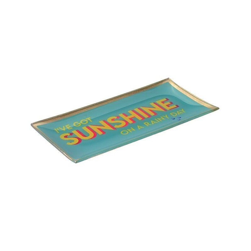 Vide poche - gift company - large - sunshine - turquoise