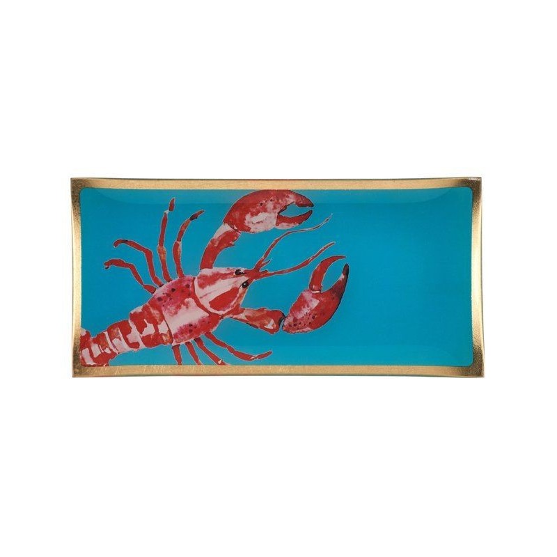 Vide poche - gift company - large - homard - rouge turquoise