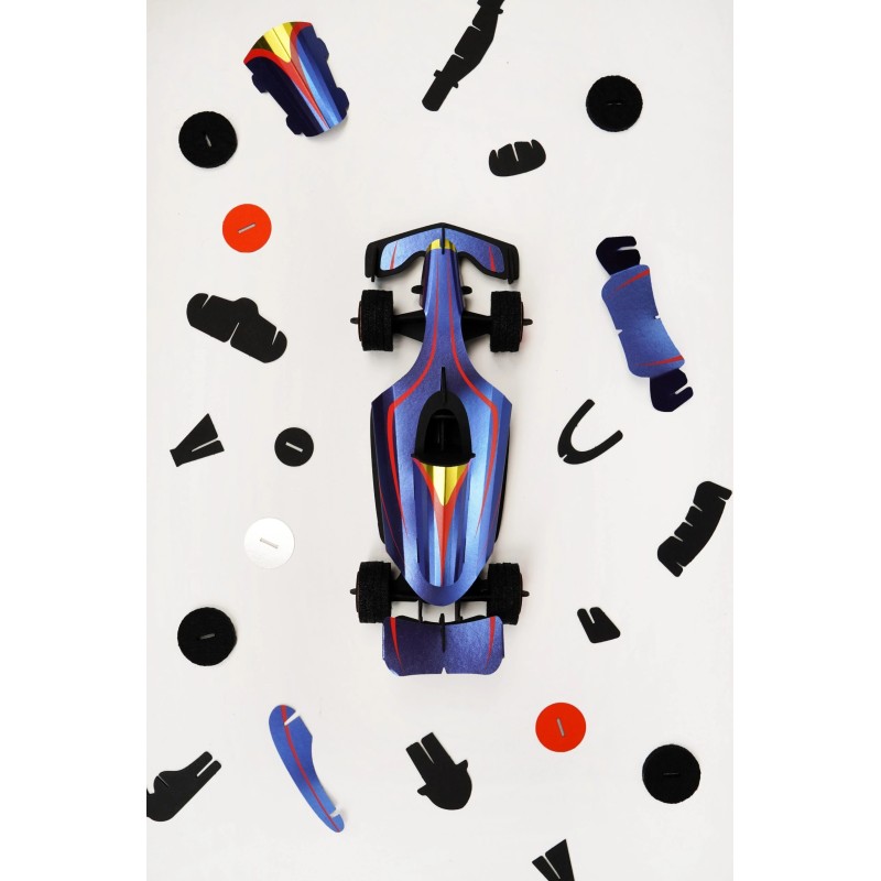 Puzzle 3d - assembli - race car