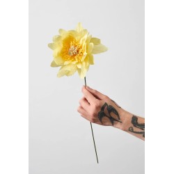 Fleur en papier - studio about - cottage rose yellow