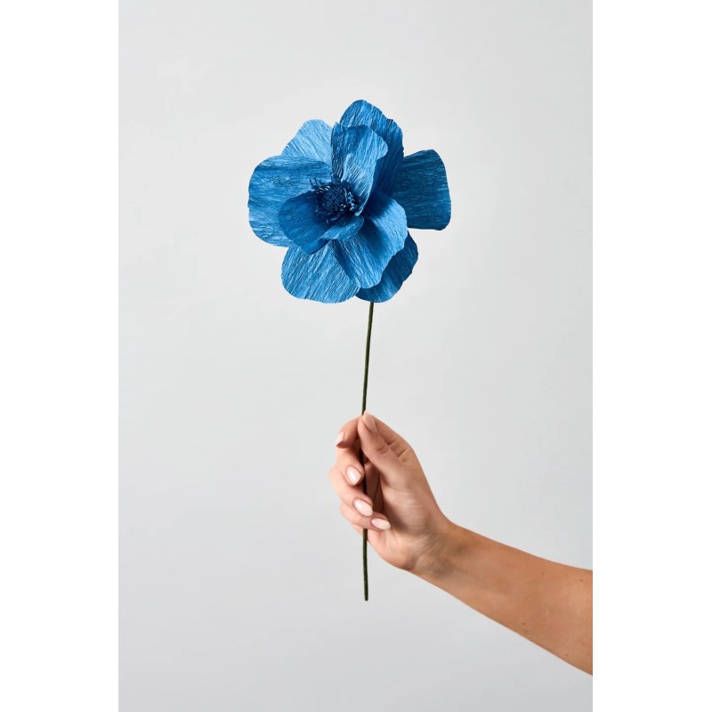 Fleur en papier - studio about - Himalayan poppy blue