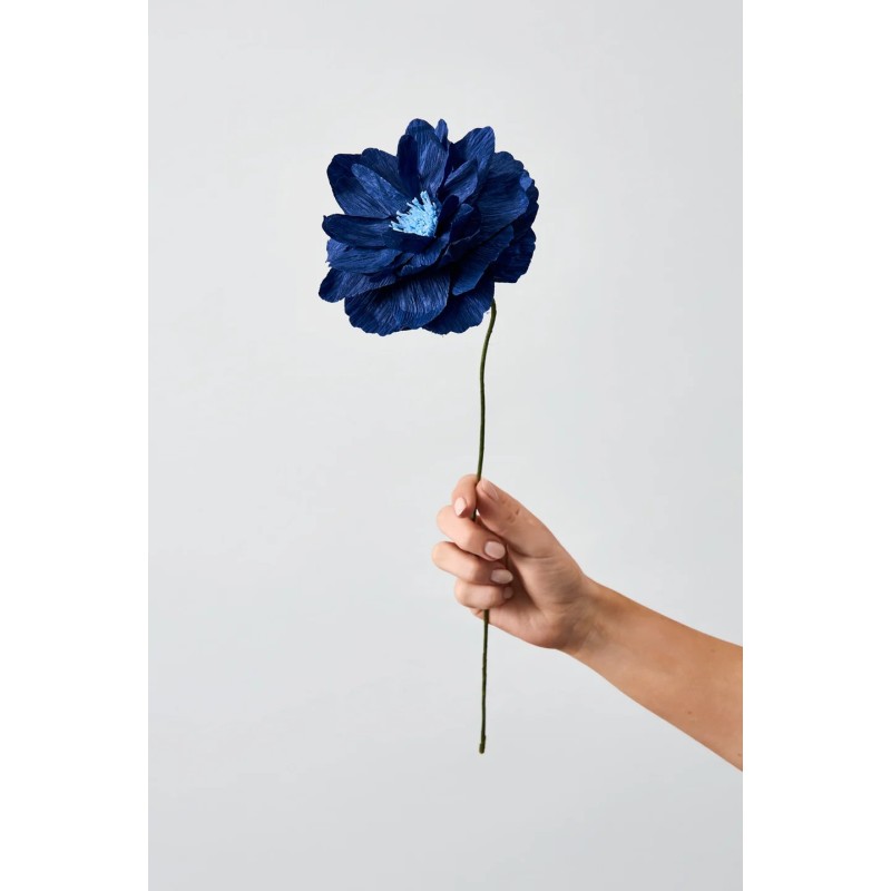 Fleur en papier - studio about - oriental poppy blue