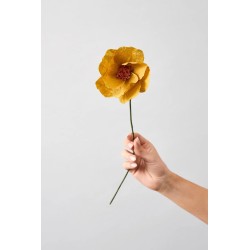 Fleur en papier - studio about - windflower ochre