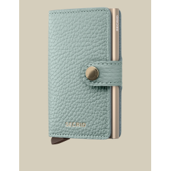 Porte-cartes - secrid - miniwallet pebble sea green