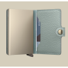 Porte-cartes - secrid - miniwallet pebble sea green