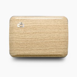 Porte-cartes alu - ögon - smart case v2 - bamboo