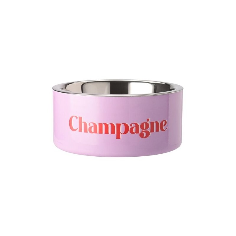 gamelle pour chien - gift company - medium - champagne pink