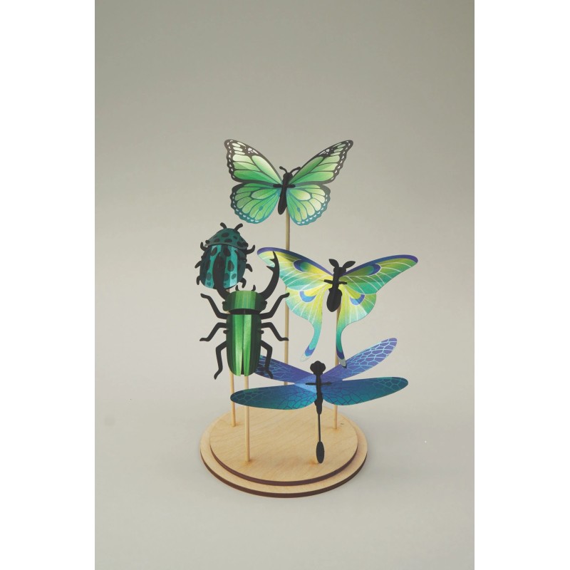 Puzzle 3d - assembli - mixed insects set