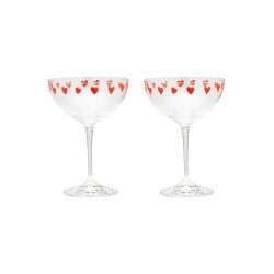 Lot de 2 verres à champagne - anna - Classic Love Champagne Glass