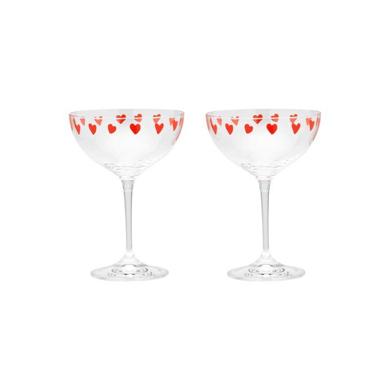 Lot de 2 verres à champagne - anna - Classic Love Champagne Glass