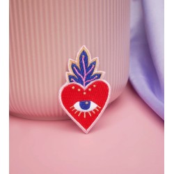 Patch thermocollant - malicieuse - coeur ex voto