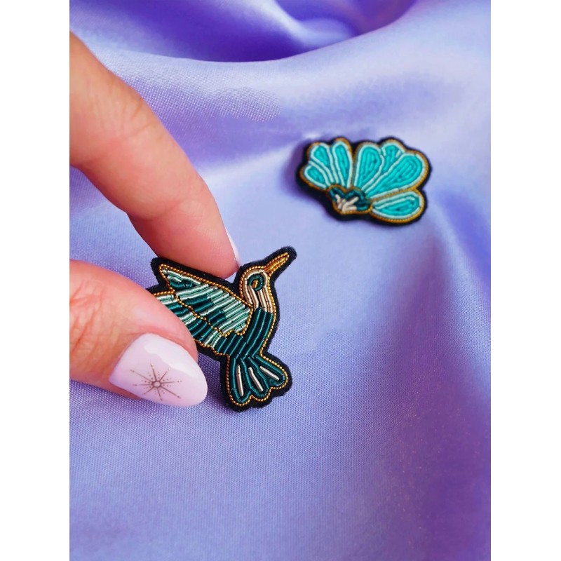 Broche - malicieuse - colibri mini oiseau