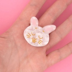 Mini Pince à cheveux - coucou suzette - lapin
