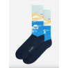 chaussettes - a-dam - blue surf