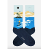 chaussettes - a-dam - blue surf