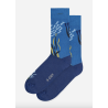 chaussettes - a-dam -  blue underwater