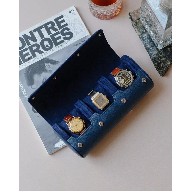 Boite à montres de voyage - Maison Scarlett - 3 emplacements - James