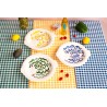 Plat - Pied de Poule - Poisson jaune
