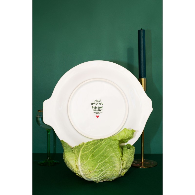 Plat - Pied de Poule - Poisson Vert