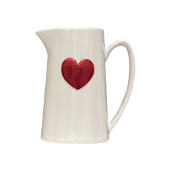 Pichet coeur - o - rouge
