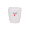 Gobelet message D7,3 H8,2cm - O - amour