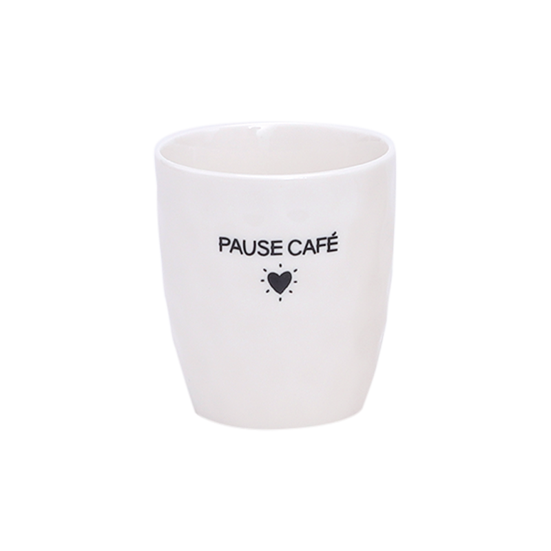 Gobelet message D7,3 H8,2cm - O - pause café