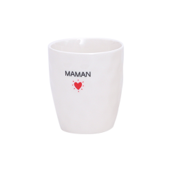 Gobelet message D7,3 H8,2cm - O - maman