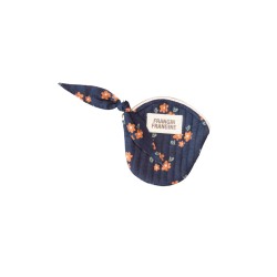 Porte monnaie - frangin frangine - Hanaé - fleur marine